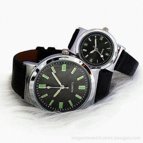 Lovers Fashionable Watches with Luminous on Watch Dial